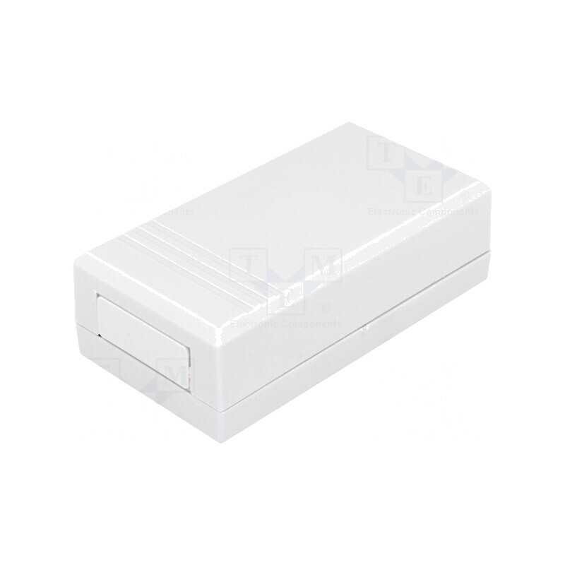 Carcasă Universală Polistiren Gri 66x124x41 mm | Electronic-mag.ro | Componente Electronice