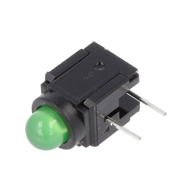 LED Verde 5mm 30mA Lentilă 60° | Electronic-mag.ro | Componente Electronice