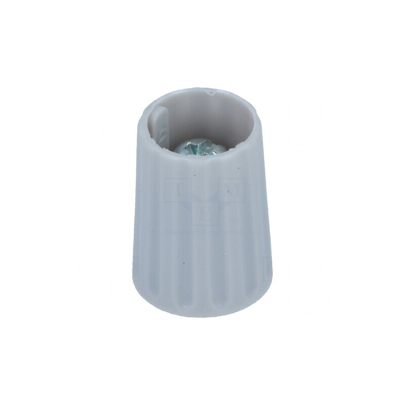 Buton rotativ poliamidă gri 4mm | Electronic-mag.ro | Componente Electronice