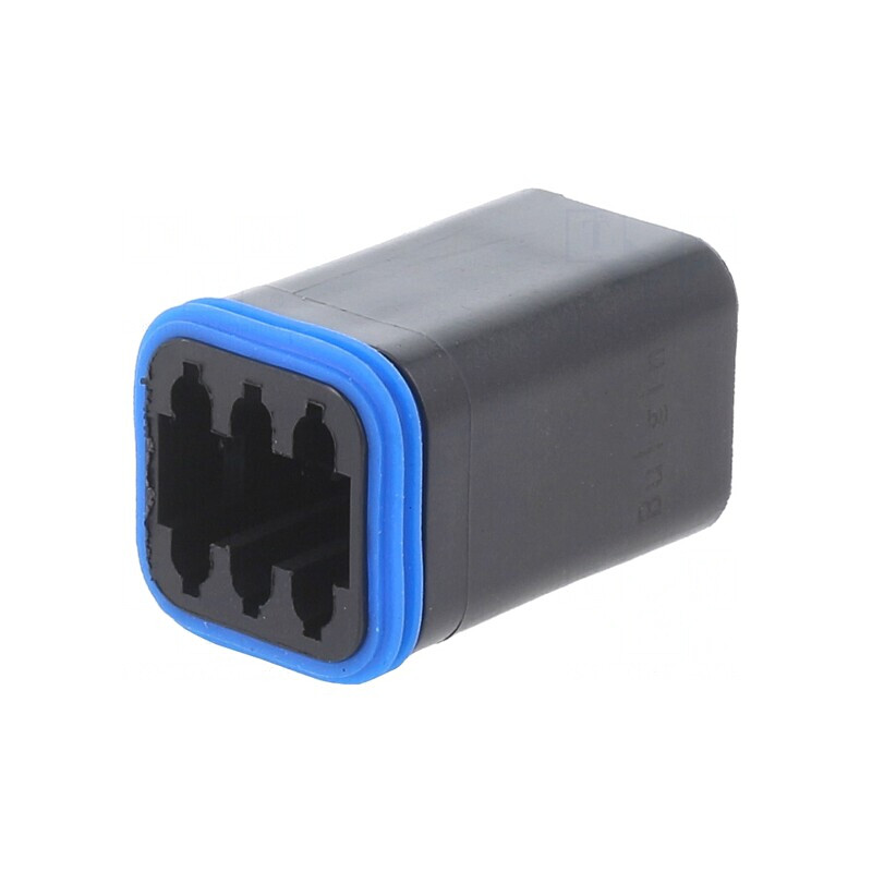 Conector cablu PX0 mamă 6 pini negru | Electronic-mag.ro | Componente Electronice