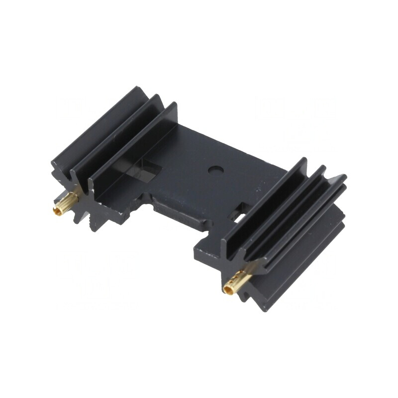 Radiator extrudat TO220 TO3P negru 25.4x45x12.7mm | Electronic-mag.ro | Componente Electronice