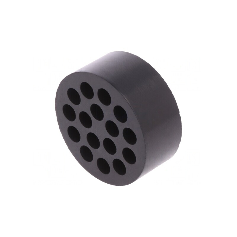 Insert pentru presetupe 6mm cauciuc NBR 16 orificii | Electronic-mag.ro | Componente Electronice