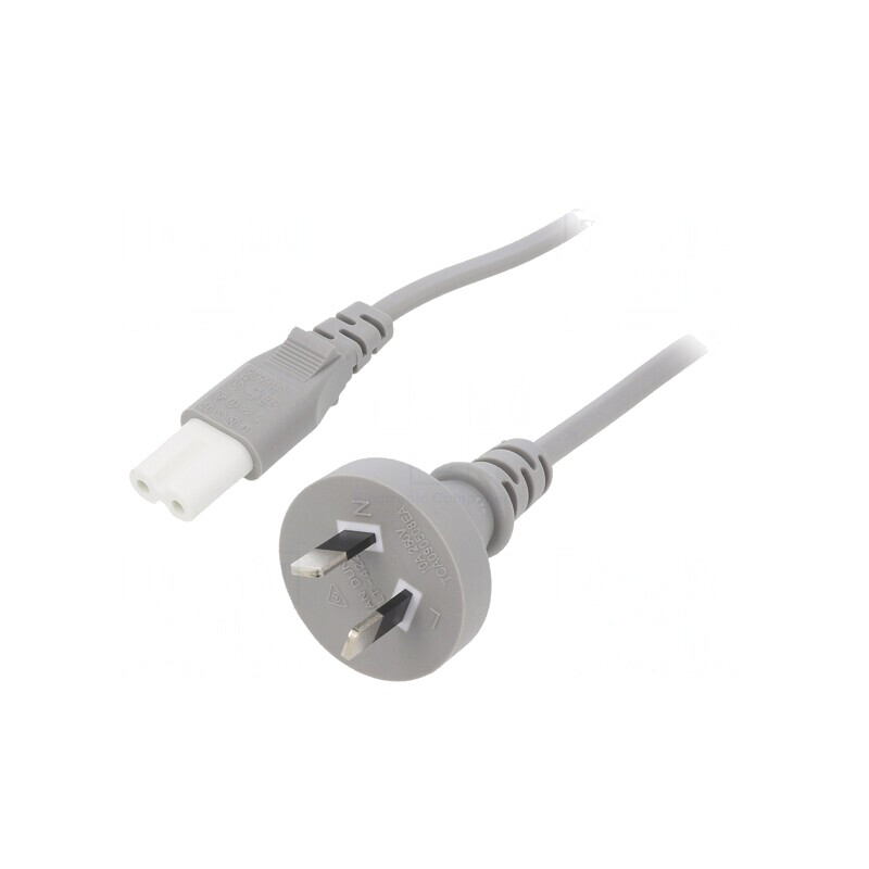 Cablu Alimentare 2x0,75mm2 IEC C7 1m Gri | Electronic-mag.ro | Componente Electronice Cablu Alimentare 2x0,75mm2 IEC C7 1m Gri | Electronic-mag.ro | Componente Electronice