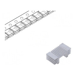 Radiator Extrudat Metalic 12,7mm x 25,91mm | Electronic-mag.ro | Componente Electronice