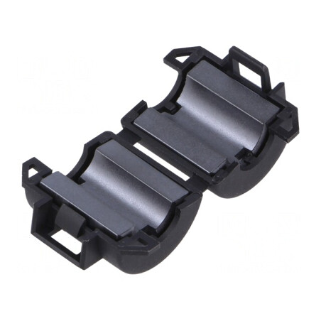 Ferită Cablu Rotund 8mm 75Ω 2 Piese | Electronic-mag.ro | Componente Electronice