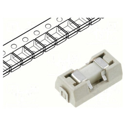 Siguranță întârziere 5A SMD ceramică 125VAC 125VDC