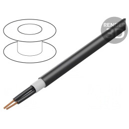 Cablu BiT 1000 FR 2x2,5mm2 Cu Negru 600V 1kV | Electronic-mag.ro | Componente Electronice
