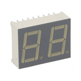 Afişaj LED 7 Segmente 14mm Verde | Electronic-mag.ro | Componente Electronice