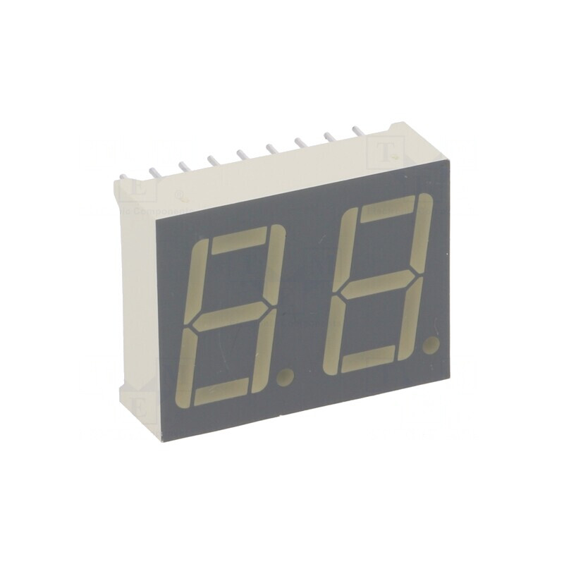 Afişaj LED 7 Segmente 14mm Verde | Electronic-mag.ro | Componente Electronice