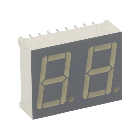 Afişaj LED 7 Segmente 14mm Verde | Electronic-mag.ro | Componente Electronice