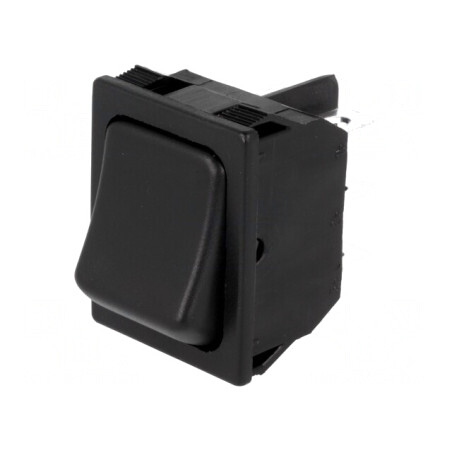 Comutator Rocker DPDT ON-ON 10A 250VAC Negru | Electronic-mag.ro | Componente Electronice