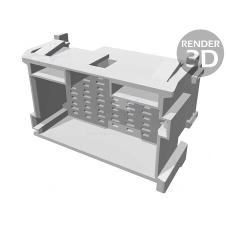 Conector Automotive JPT MCP 2.8 Tată Mufă pe Cablu PIN 21 | Electronic-mag.ro | Componente Electronice