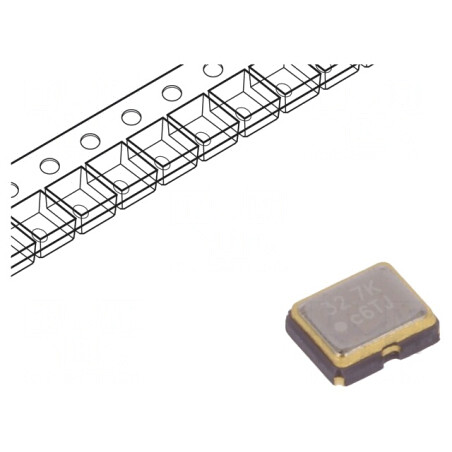 Generator de cuarț 32768Hz SMD 1.8V | Electronic-mag.ro | Componente Electronice
