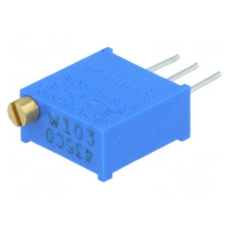 Potentiometru Multitura 10kΩ 500mW THT ±10% | Electronic-mag.ro | Componente Electronice