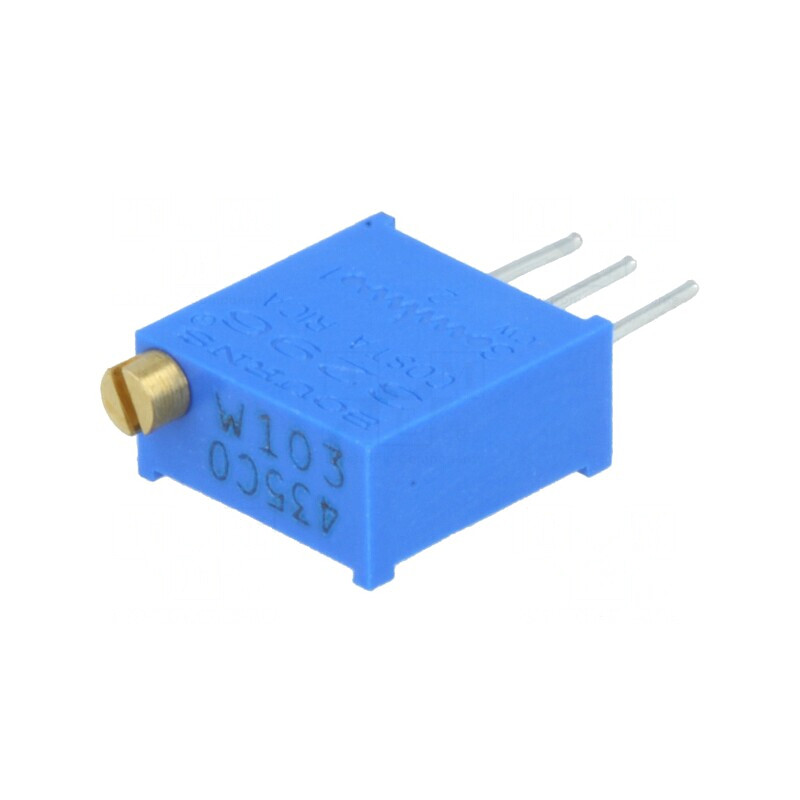 Potentiometru Multitura 10kΩ 500mW THT ±10% | Electronic-mag.ro | Componente Electronice