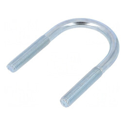 Bridă U oțel zinc 45mm pentru fixare țevi | Electronic-mag.ro | Componente Electronice