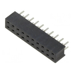 Soclu pini mamă 2mm 20 PIN THT pentru PCB | Electronic-mag.ro | Componente Electronice