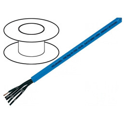 Cablu Electric Cupru 4x1mm2 Albastru Neecranat 300V/500V | Electronic-mag.ro | Componente Electronice