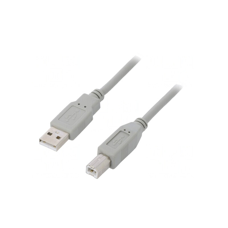 Cablu USB 2.0 A-B 1m Gri | Electronic-mag.ro | Componente Electronice Cablu USB 2.0 A-B 1m Gri | Electronic-mag.ro | Componente Electronice