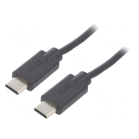 Cablu USB-C 2.0 2.5m Negru | Electronic-mag.ro | Componente Electronice