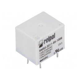Releu Electromagnetic SPDT 6VDC 10A 277VAC PCB | Electronic-mag.ro | Componente Electronice