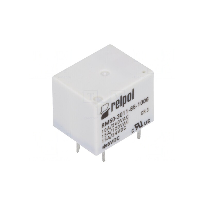 Releu Electromagnetic SPDT 6VDC 10A 277VAC PCB | Electronic-mag.ro | Componente Electronice