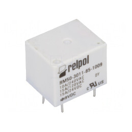 Releu Electromagnetic SPDT 9VDC 10A 277VAC PCB | Electronic-mag.ro | Componente Electronice