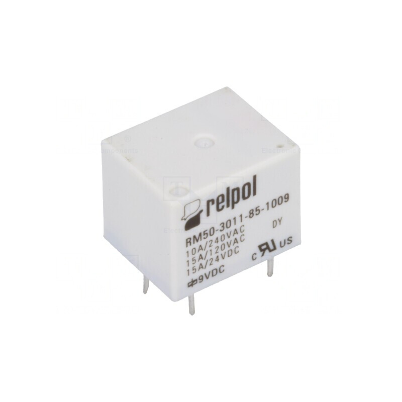 Releu Electromagnetic SPDT 9VDC 10A 277VAC PCB | Electronic-mag.ro | Componente Electronice