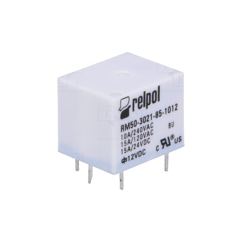 Releu Electromagnetic 12VDC 15A SPST-NO | Electronic-mag.ro | Componente Electronice