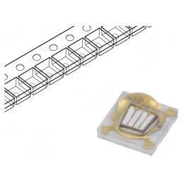 LED UV 3535 130° 500mA 410nm SMD