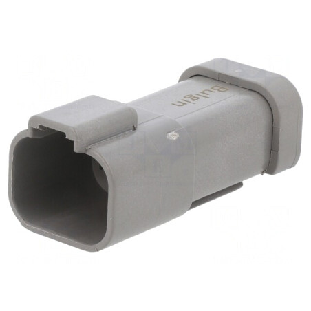Conector cablu-cablu PX0 tată PIN 4 gri IP68 | Electronic-mag.ro | Componente Electronice