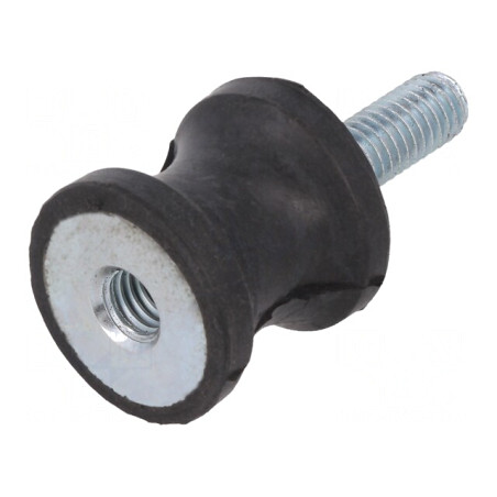 Atenuator de Vibrații M6 20mm Guma | Electronic-mag.ro | Componente Electronice