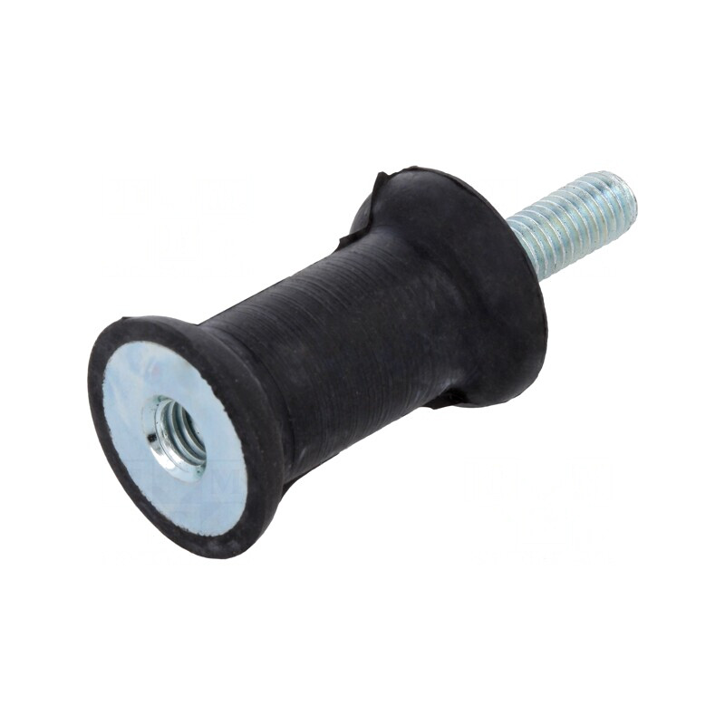 Atenuator de Vibrații M6 20mm Guma 30mm | Electronic-mag.ro | Componente Electronice