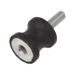 Atenuator de Vibrații M6 20mm Guma 19mm 319N | Electronic-mag.ro | Componente Electronice