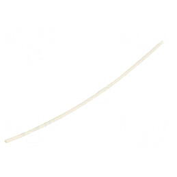 Manșon Termocontractabil Flexibil 2:1 1.2mm Alb | Electronic-mag.ro | Componente Electronice