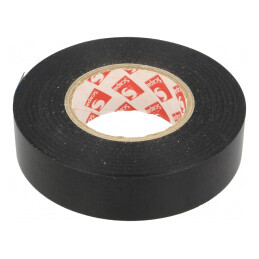 Bandă de Fixare Neagră 19mm x 33m | Electronic-mag.ro | Componente Electronice