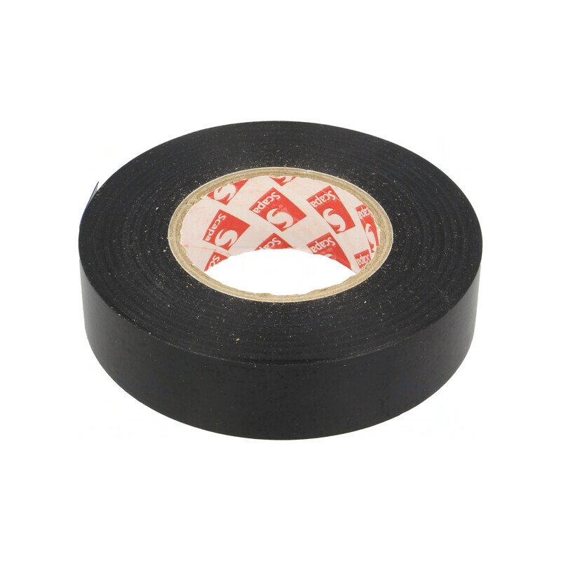 Bandă de Fixare Neagră 19mm x 33m | Electronic-mag.ro | Componente Electronice