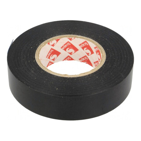 Bandă de Fixare Neagră 19mm x 33m | Electronic-mag.ro | Componente Electronice