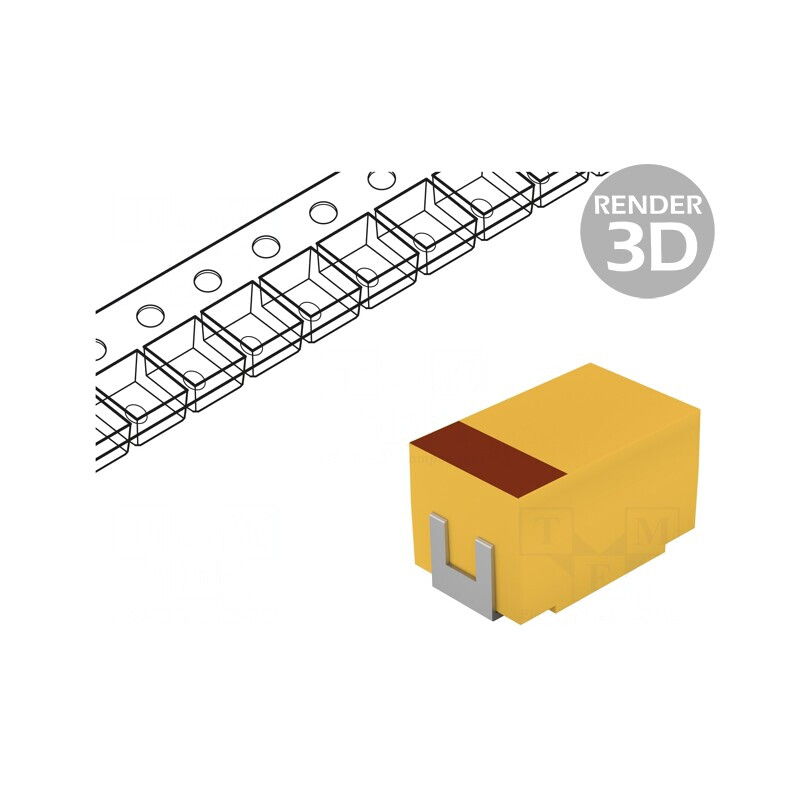 Condensator Tantal-Polimer Low ESR 47uF 35V SMD | Electronic-mag.ro | Componente Electronice