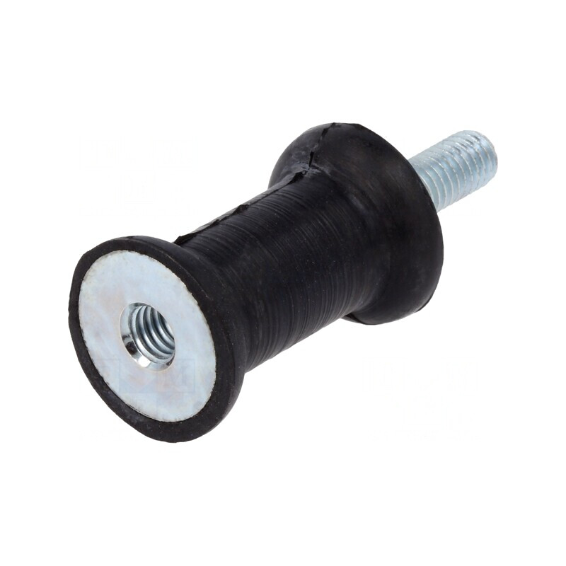 Atenuator de Vibrații M6 20mm Guma 30mm 236N | Electronic-mag.ro | Componente Electronice