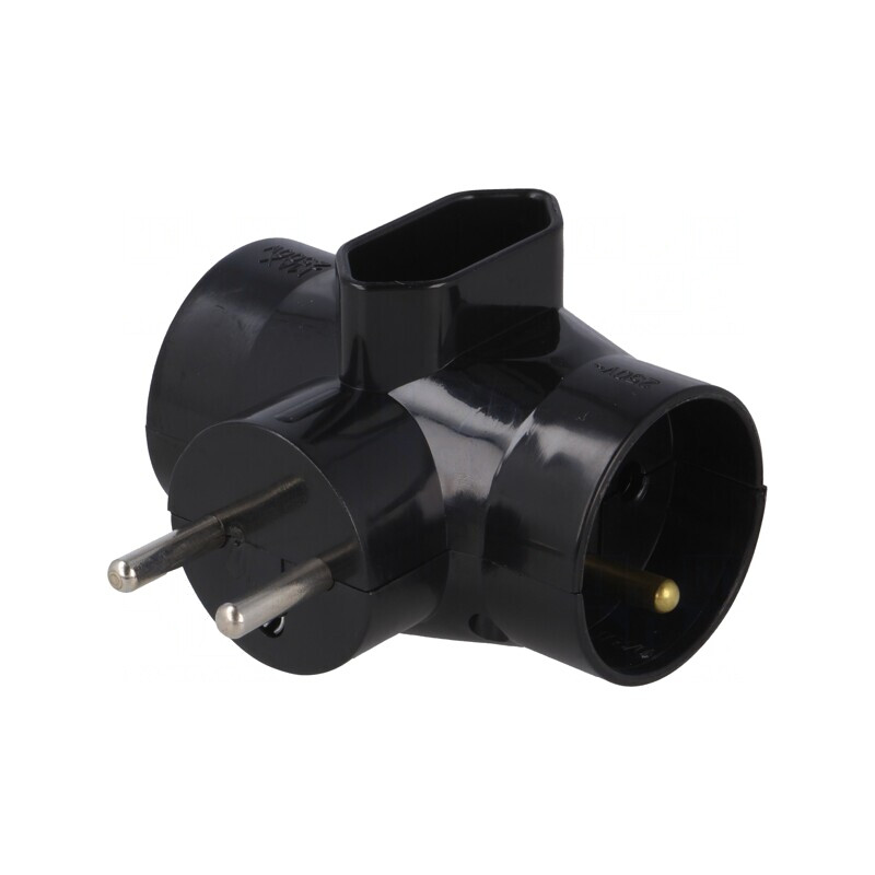 Conector Alimentare AC 3x Soclu Negru | Electronic-mag.ro | Componente Electronice Conector Alimentare AC 3x Soclu Negru | Electronic-mag.ro | Componente Electronice