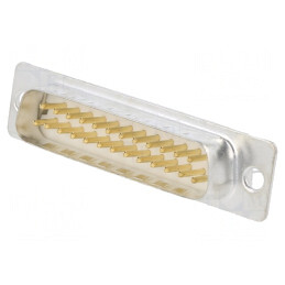 D-Sub 25-Pin Conector Tată pentru Panou | Electronic-mag.ro | Componente Electronice