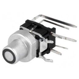 Comutator Tastatură Argintiu cu LED 12V | Electronic-mag.ro | Componente Electronice