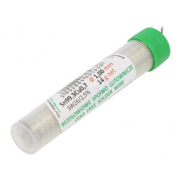 Sârmă de lipit fără plumb 1mm 14g 227°C | Electronic-mag.ro | Componente Electronice