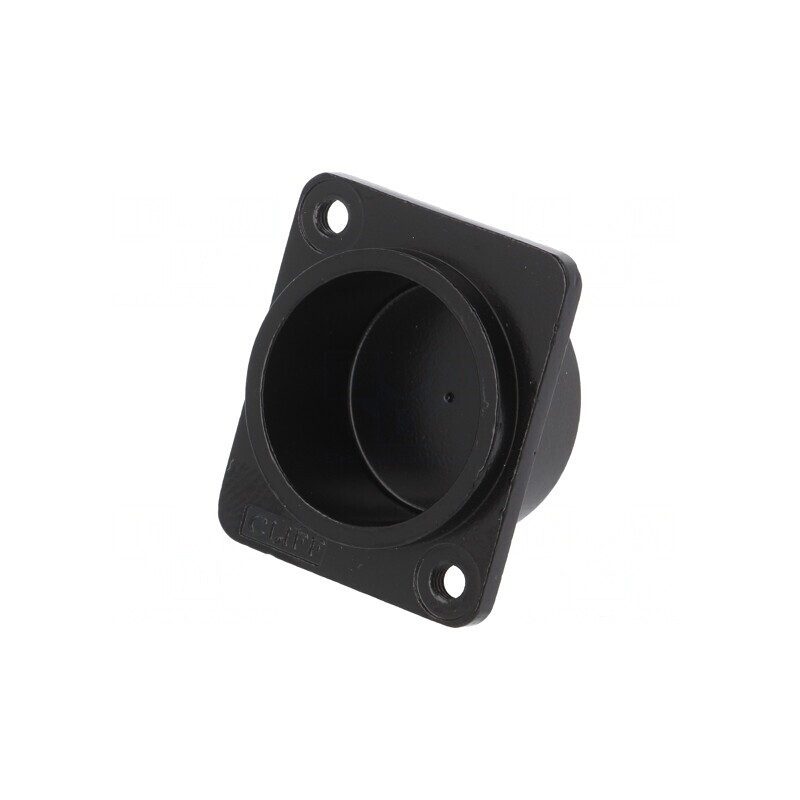 Capac de Protecție Negru Metalic XLR M3 12mm | Electronic-mag.ro | Componente Electronice