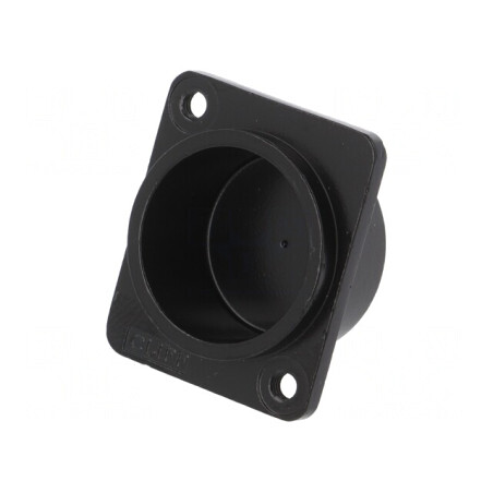 Capac de Protecție Negru Metalic XLR M3 12mm | Electronic-mag.ro | Componente Electronice