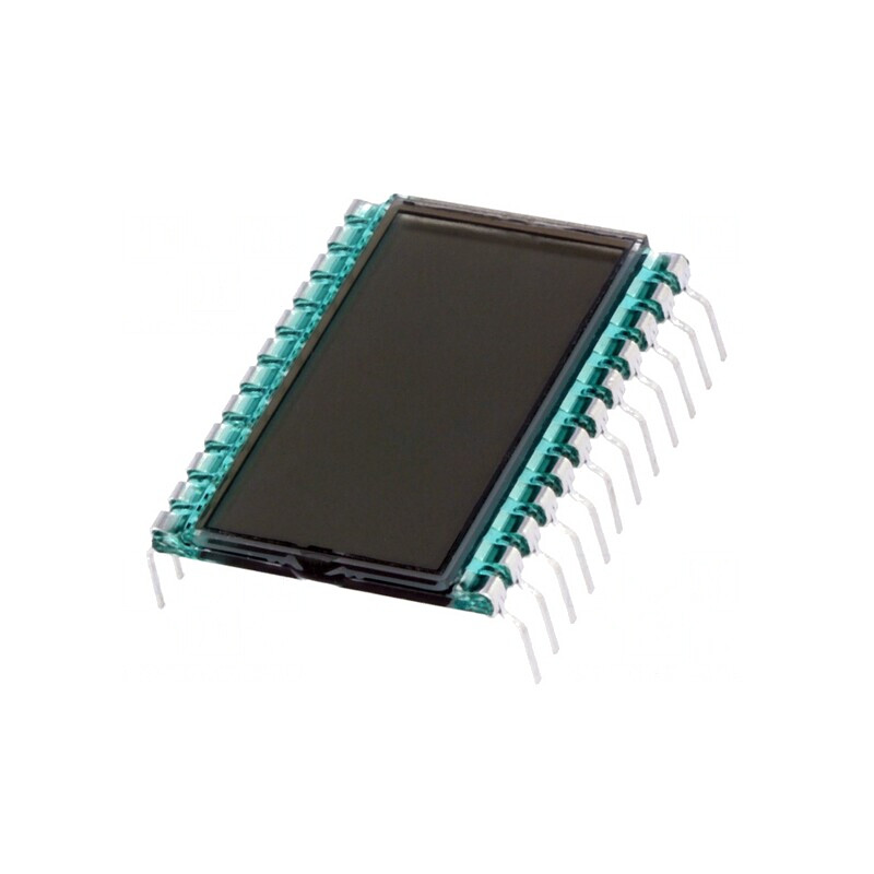 Afișaj LCD cu 7 segmente, 3 cifre, -40÷90°C | Electronic-mag.ro | Componente Electronice