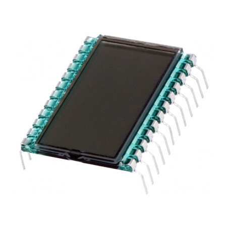 Afișaj LCD cu 7 segmente, 3 cifre, -40÷90°C | Electronic-mag.ro | Componente Electronice