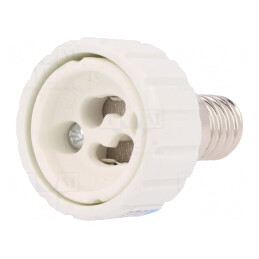 Reducție Dulie Albă pentru Bec Ø34mm L54mm | Electronic-mag.ro | Componente Electronice