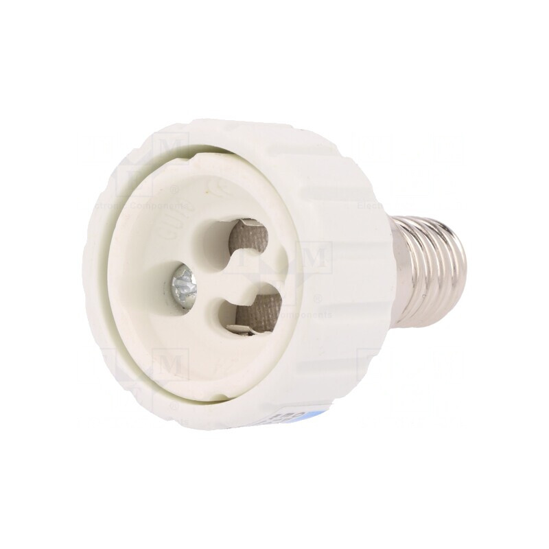 Reducție Dulie Albă pentru Bec Ø34mm L54mm | Electronic-mag.ro | Componente Electronice